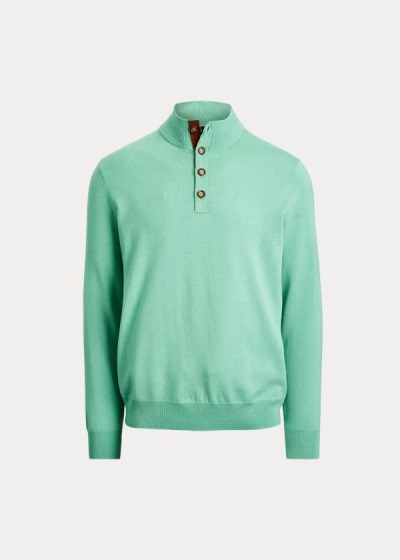 Sueter Ralph Lauren Hombre Verdes - Washable Merino Wool - ZTNCX3690